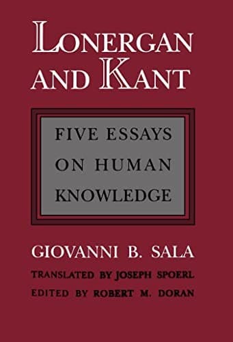 Cover of Lonergan and Kant by Giovanni B. Sala