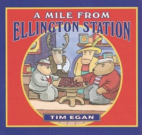 Cover of A mile from Ellington station by Tim Egan