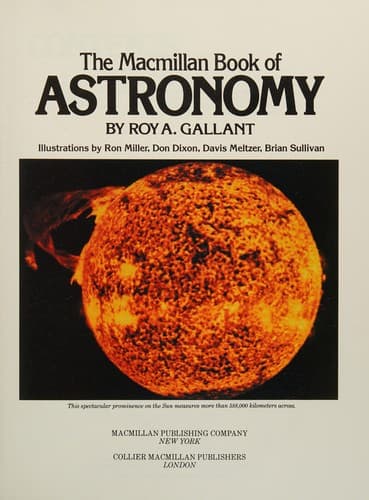 Cover of The Macmillan book of astronomy by Roy A. Gallant