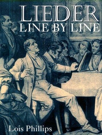 Cover of Lieder line by line, and word for word by Lois Phillips