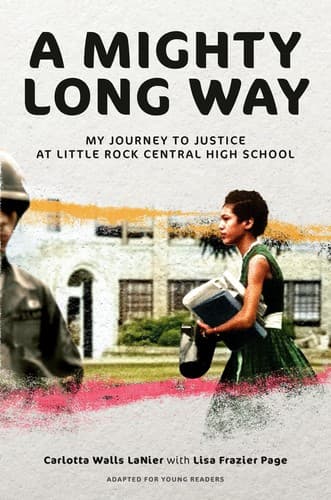 Cover of A mighty long way by Carlotta Walls LaNier