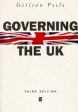Cover of Governing the UK by Gillian Peele