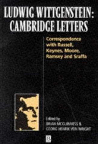 Cover of Cambridge letters by Ludwig Wittgenstein