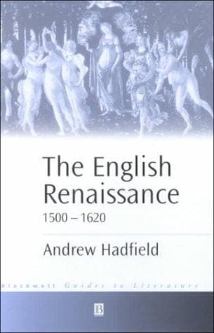 Cover of The English Renaissance, 1500-1620 by Andrew Hadfield