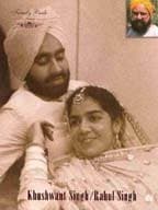 Cover of Khushwant Singh in the name of the father by Rahul Singh
