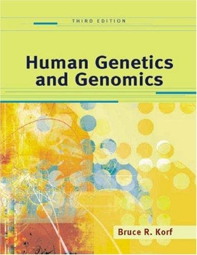 Cover of Human Genetics and Genomics by Bruce R. Korf