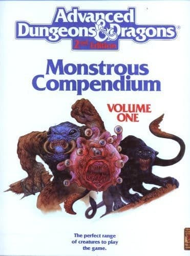 Cover of Monstrous Compendium by David Cook