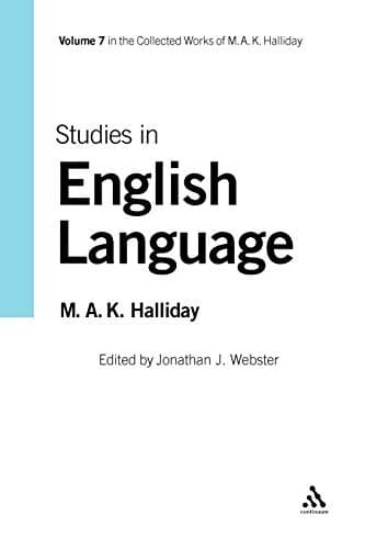 Cover of Studies in English language by Michael Halliday