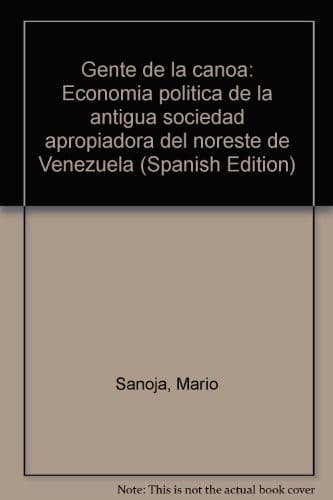 Cover of Gente de la canoa by Mario Sanoja