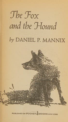 Cover of The fox and the hound by Daniel P. Mannix
