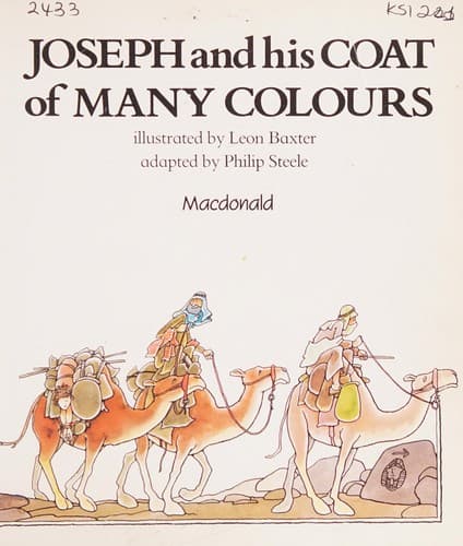 Cover of Joseph and his coat of many colours by Leon Baxter