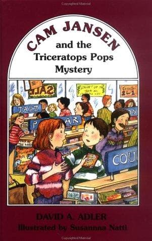 Cover of Cam Jansen and the Triceratops Pops mystery by David A. Adler