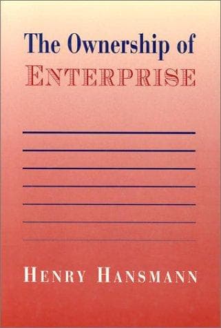 Cover of The Ownership of Enterprise by Henry Hansmann