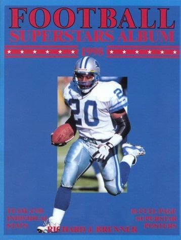 Cover of Football superstars album, 1998 by Richard J. Brenner