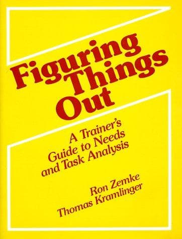 Cover of Figuring things out by Ron Zemke