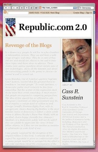 Cover of Republic.com 2.0 by Cass R. Sunstein