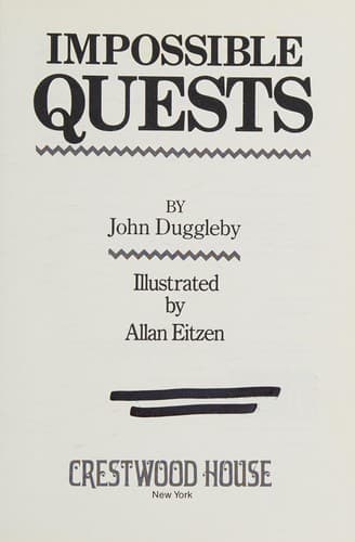 Cover of Impossible quests by John Duggleby