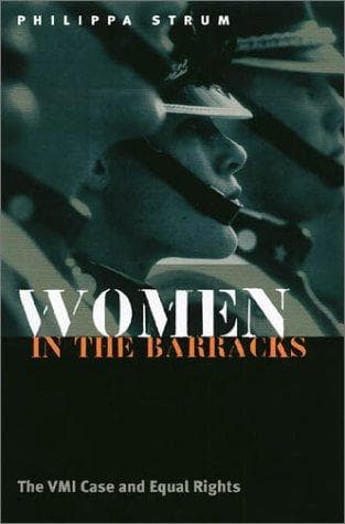 Cover of Women in the Barracks by Philippa Strum