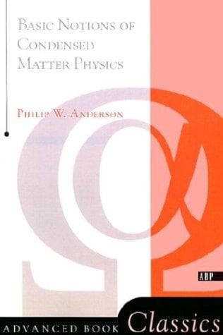 Cover of Basic notions of condensed matter physics by Anderson, P. W