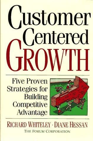 Cover of Customer centered growth by Richard C. Whiteley