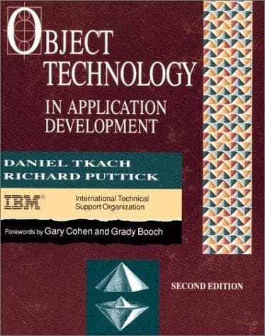 Cover of Object technology in application development by Daniel Tkach