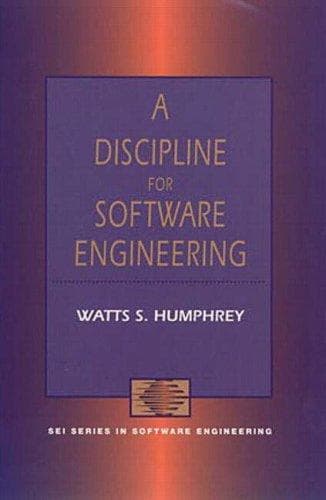Cover of A discipline for software engineering by Watts S. Humphrey