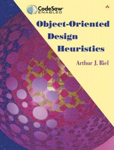 Cover of Object-oriented design heuristics by Arthur J. Riel
