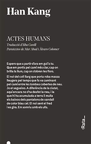 Cover of Human Acts by Han Kang