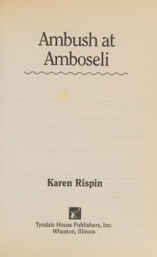 Cover of Ambush at Amboseli by Karen Rispin