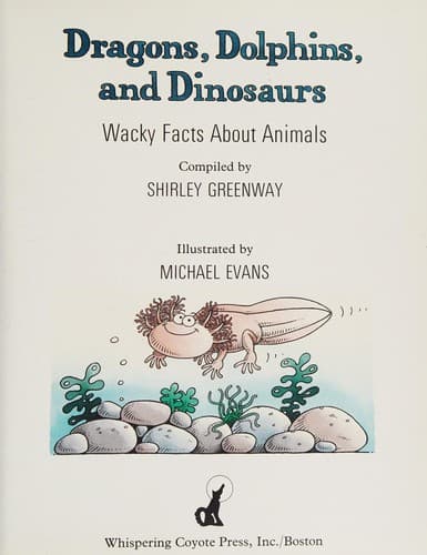 Cover of Dragons, dolphins, and dinosaurs by Shirley Greenway