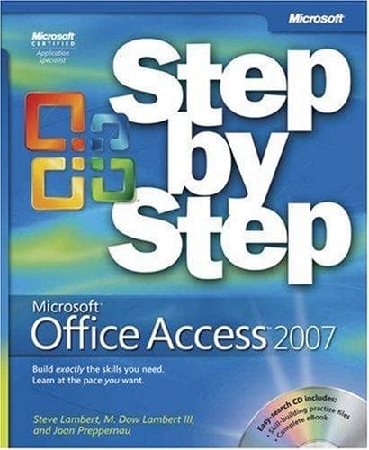 Cover of Microsoft Office Access 2007 step by step by Steve Lambert