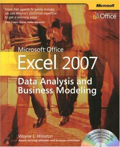 Cover of Microsoft  Office Excel  2007 by Wayne L. Winston