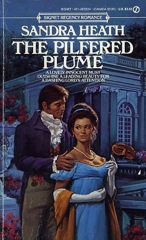 Cover of The Pilfered Plume by Sandra Heath
