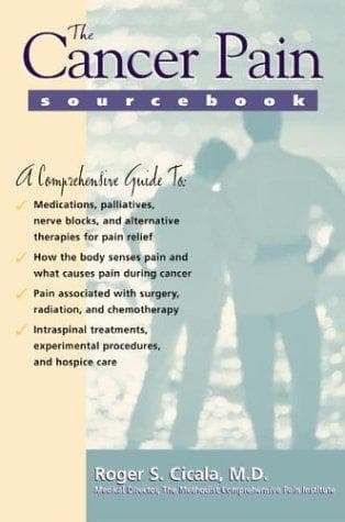Cover of The Cancer Pain Sourcebook by Roger Cicala
