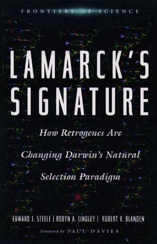 Cover of Lamarck's signature by E. J. Steele