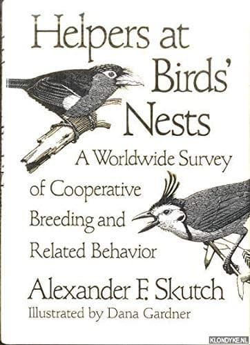 Cover of Helpers at birds' nests by Alexander Frank Skutch