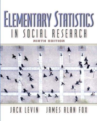 Cover of Elementary statistics in social research by Jack Levin