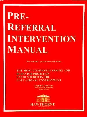 Cover of The pre-referral intervention manual by Stephen B. McCarney