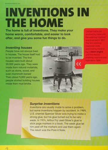 Cover of Inventions in the home by Ian Graham