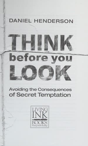 Cover of Think before you look by Henderson, Daniel