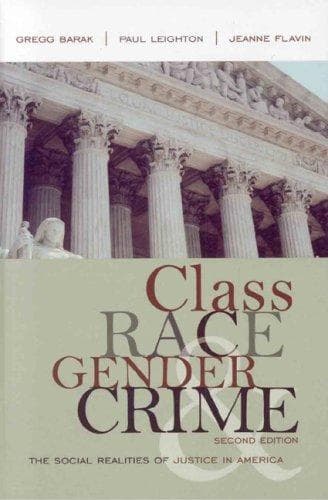 Cover of Class, Race, Gender, and Crime by Gregg Barak