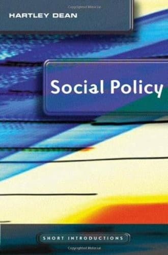 Cover of Social policy by Hartley Dean
