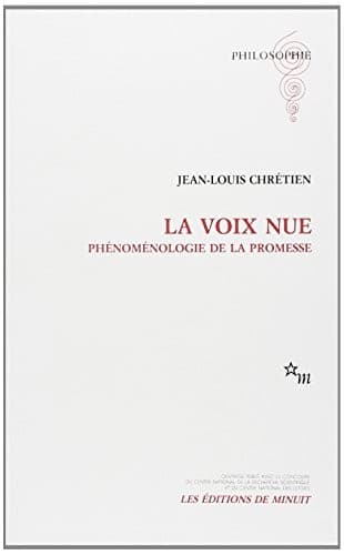 Cover of La voix nue by Jean-Louis Chrétien
