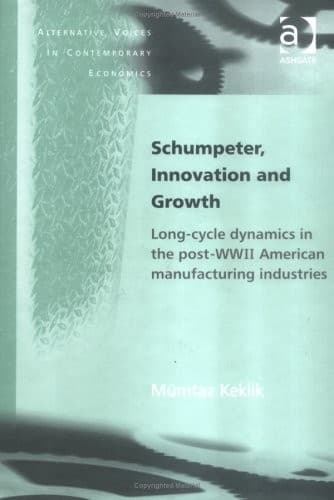 Cover of Schumpeter, innovation and growth by Mümtaz Keklik