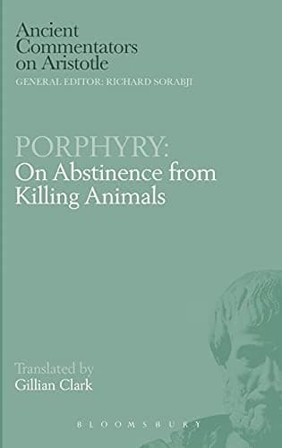 Cover of On abstinence from killing animals by Porphyry