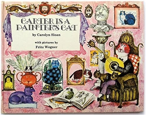 Cover of Carter is a painter's cat by Carolyn Sloan
