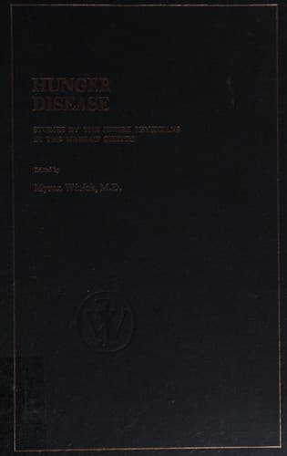 Cover of Hunger disease by American Jewish Joint Distribution Committee