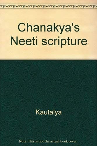Cover of Chanakya's Neeti scripture by Kautalya