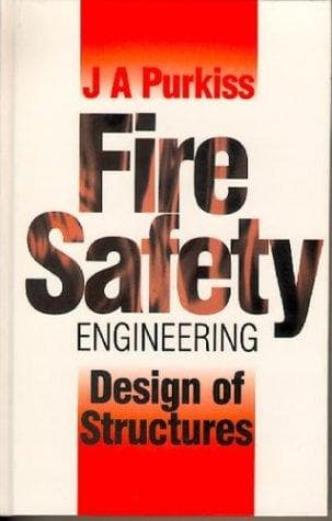 Cover of Fire safety engineering : design of structures by J. A. Purkiss