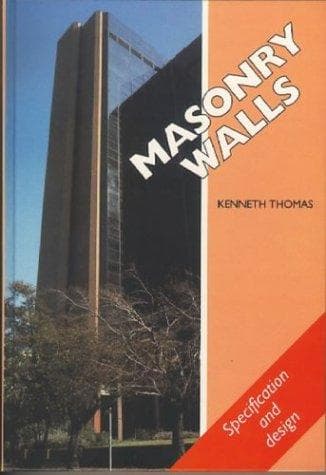 Cover of Masonry walls by K. Thomas